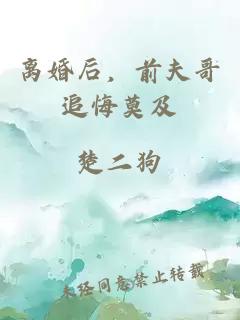 离婚后，前夫哥追悔莫及