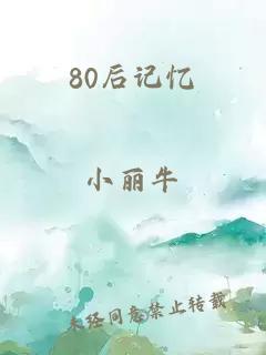 80后记忆