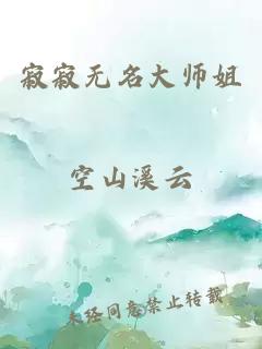 寂寂无名大师姐